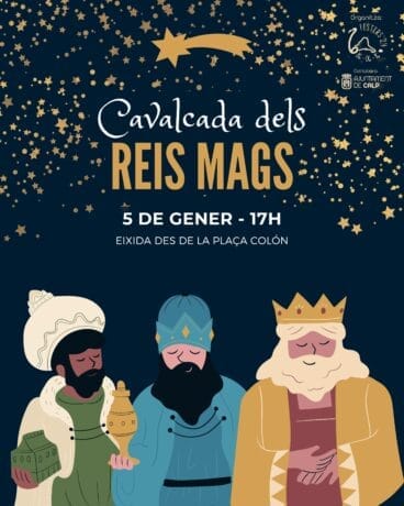 Cartel Cabalgata Reyes Magos Calp