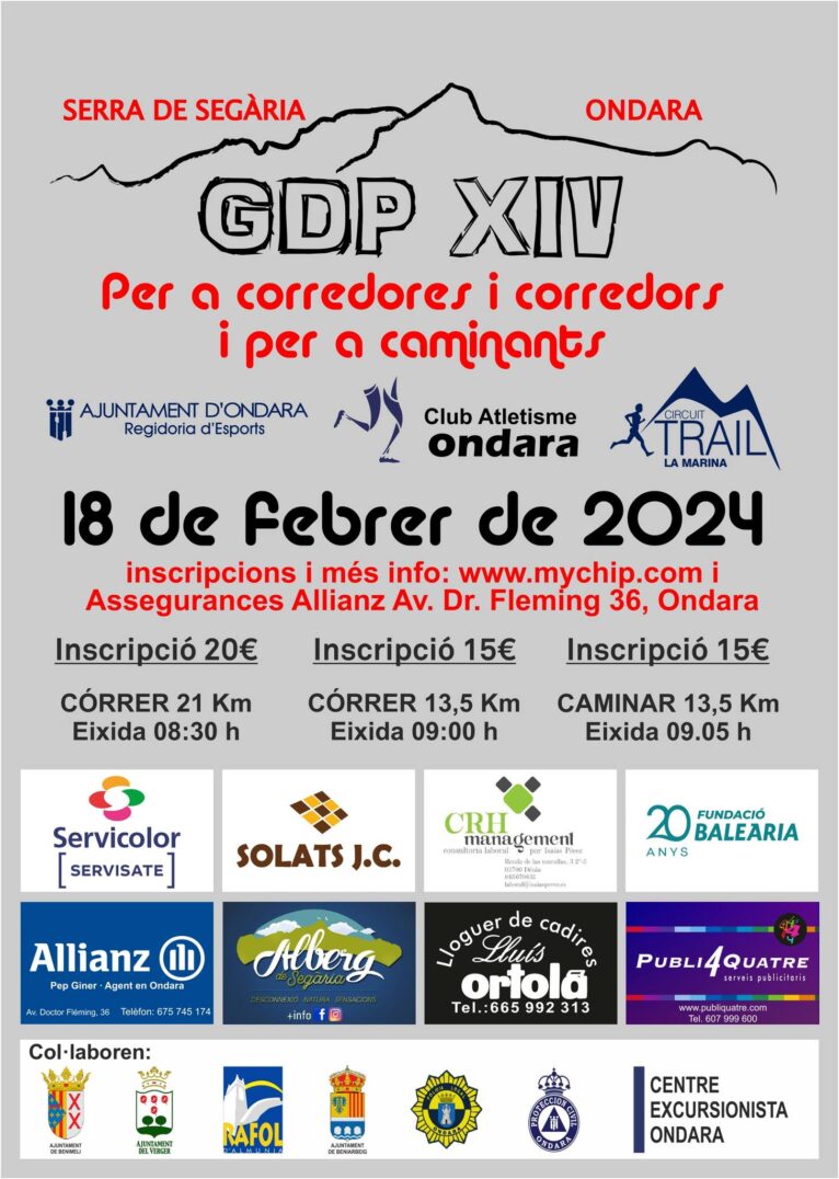 Cartel de la Carrera Gegant de Pedra