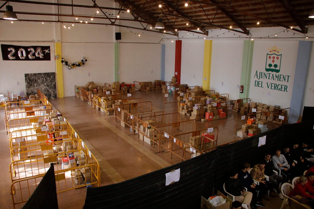 El gran almacén de regalos de Reyes en El Verger