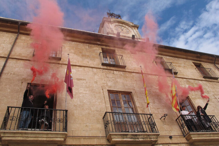 Encendido en el Ayuntamiento de Dénia