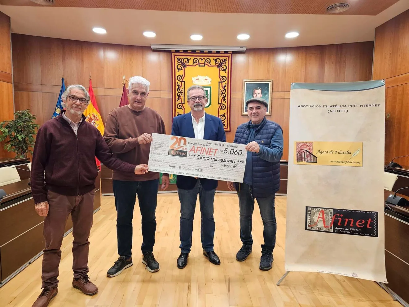 Entrega de la subasta de sellos