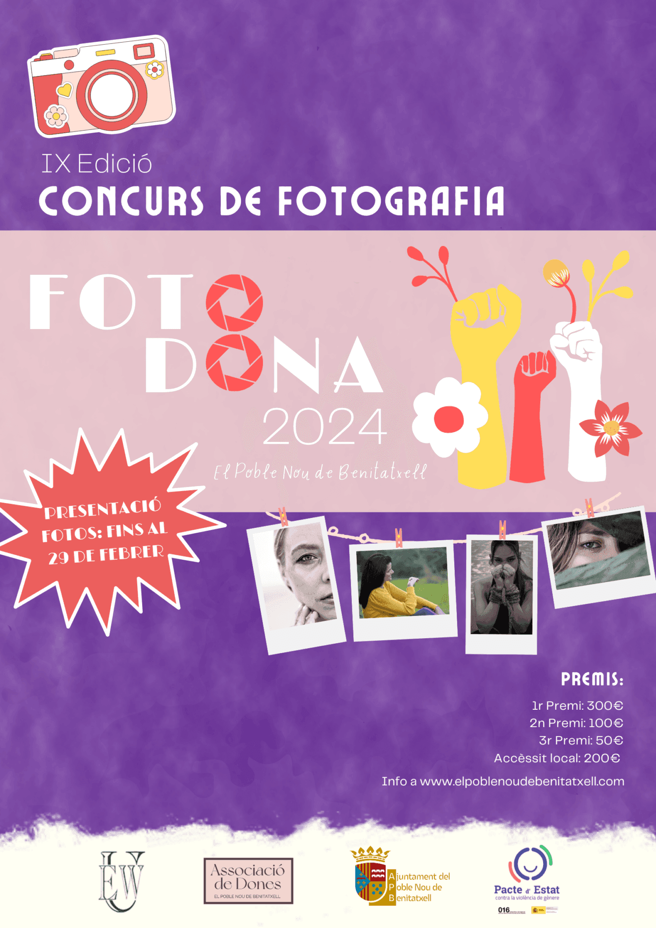 Cartel de Fotodona Benitatxell 2024