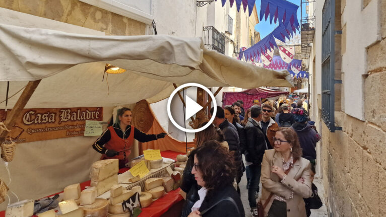 Gran afluencia de visitantes en el mercado medieval de Benissa 2024