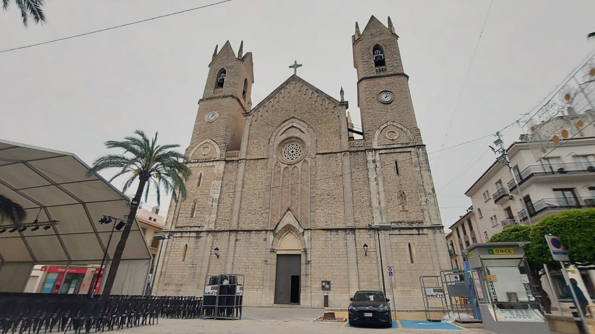 la basilica de la purissima xiqueta i sant pere apostol antes de las obras