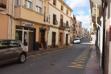 una de las calles de benitatxell que se sometera a la rehabilitacion