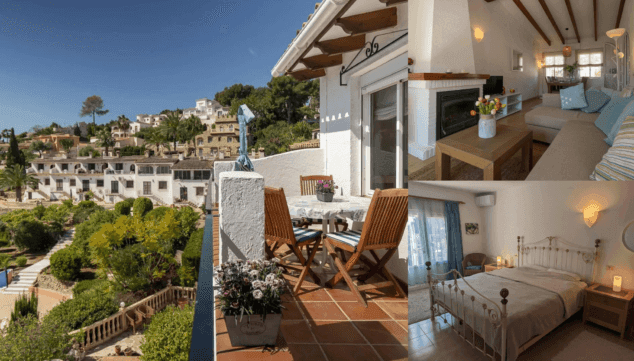una villa con espectaculares vistas para disfrutar de unas vacaciones en moraira