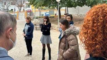 visita de charo escrig al cpee gargasindi en benissa ajuntament de calp