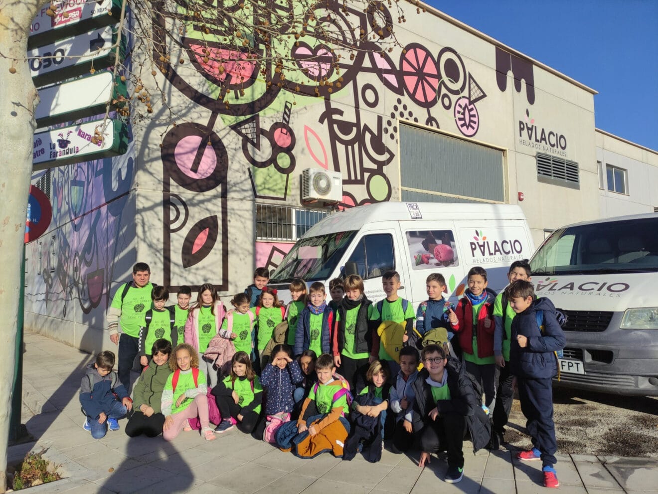 Alumnos de CEIP El Trinquet visitan Gelats Palacio