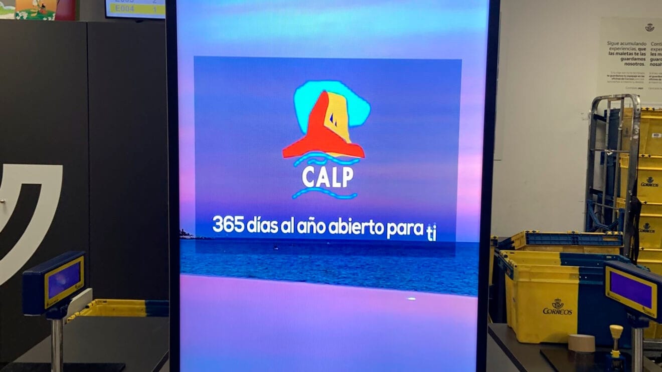 Calp en la oficina de Correos de Barcelona