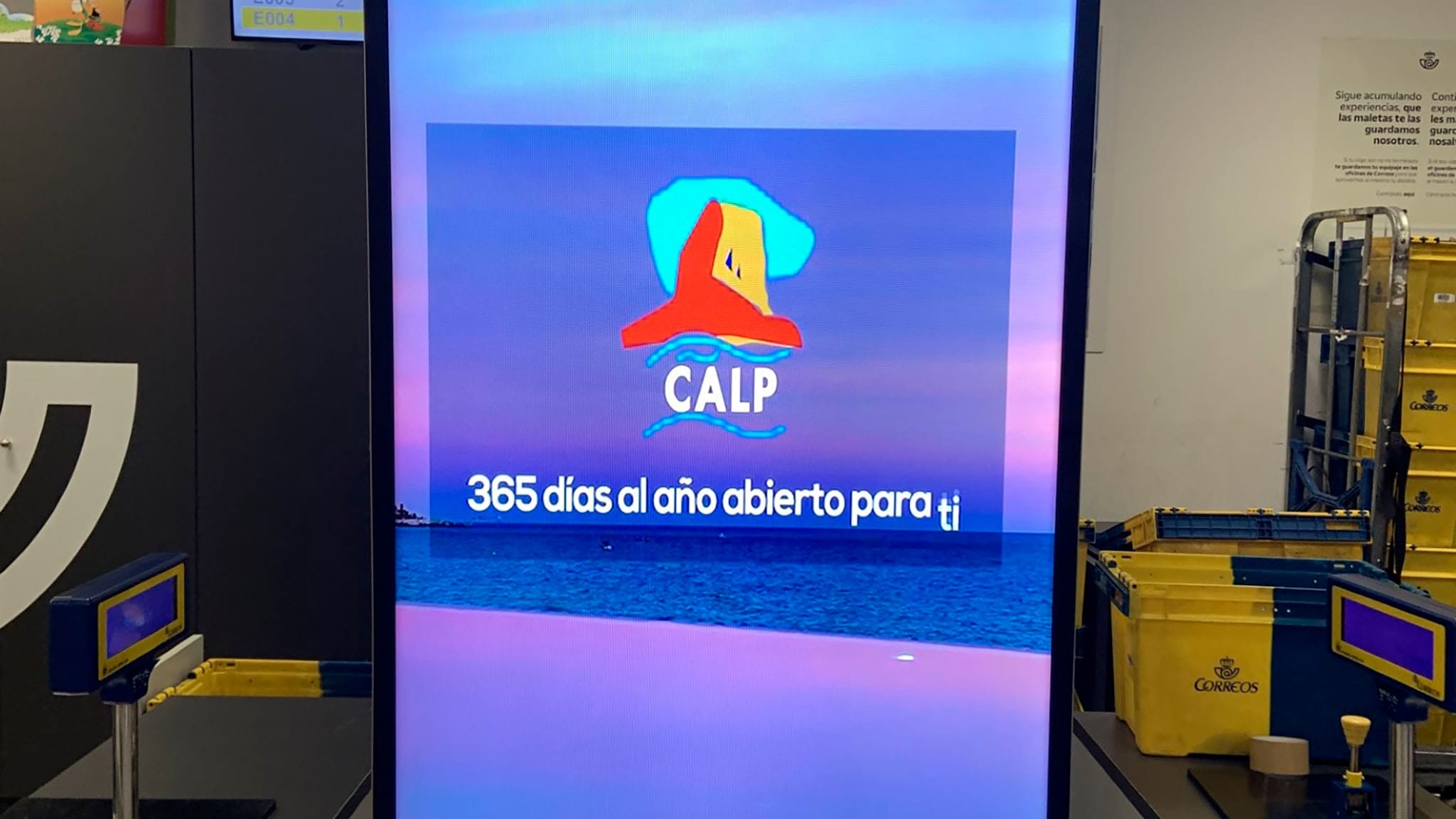 calp en la oficina de correos de barcelona