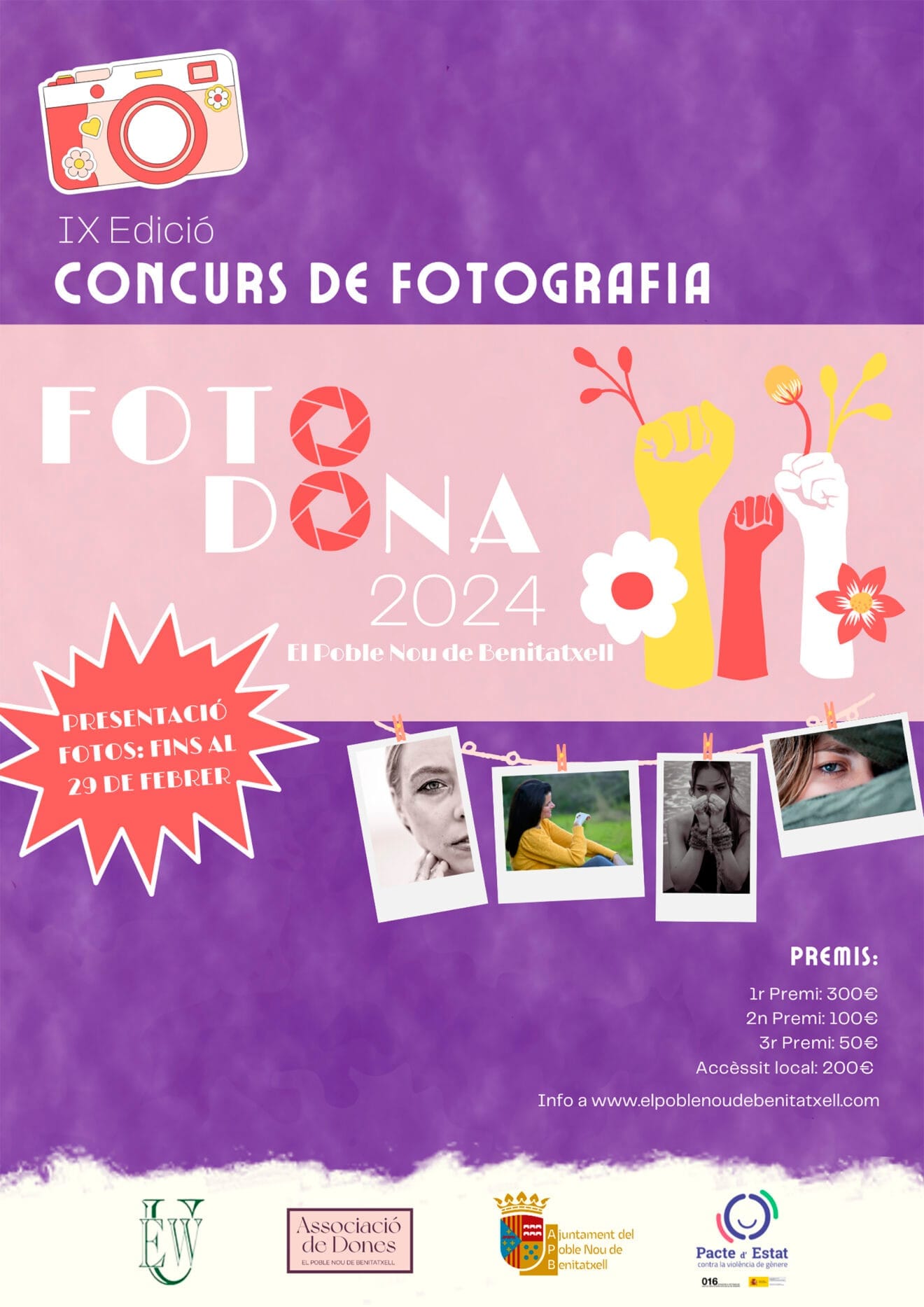 Cartel de Fotodona 2024 Benitatxell