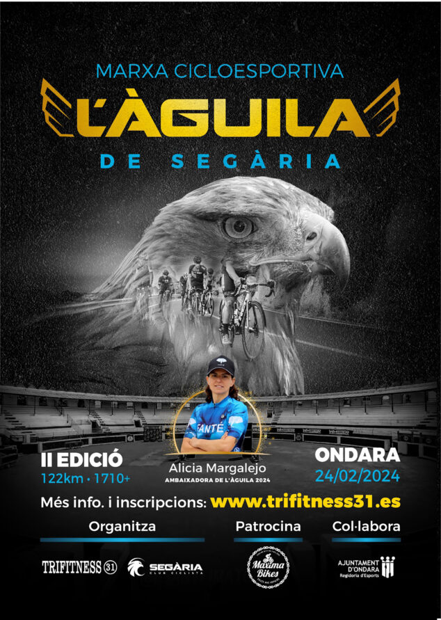 Imagen: Cartel de la II Marcha Cicloesportiva el Águila de Segària