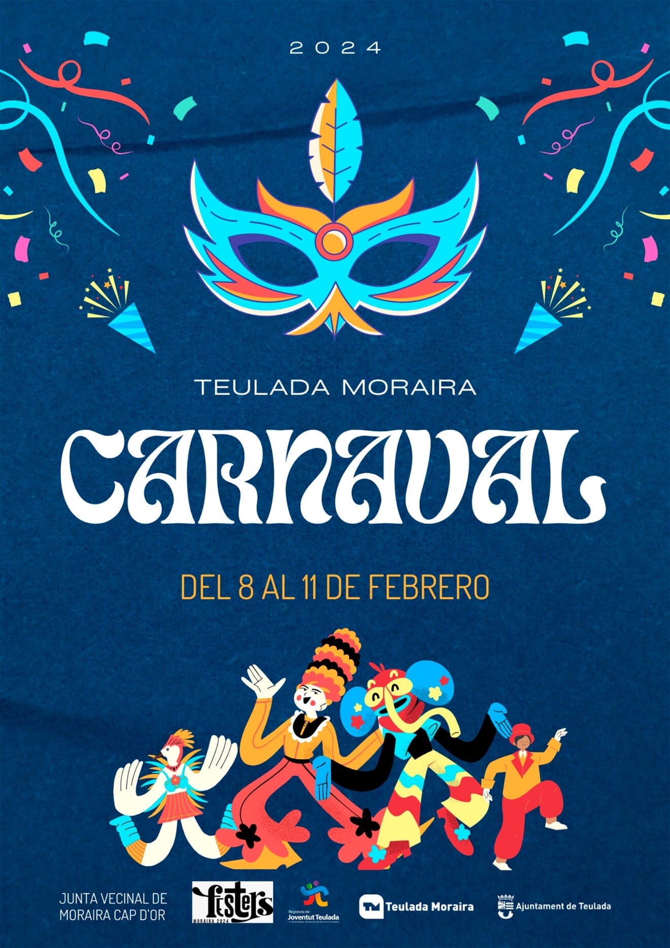 Cartel del Carnaval de Teulada Moraira 2024