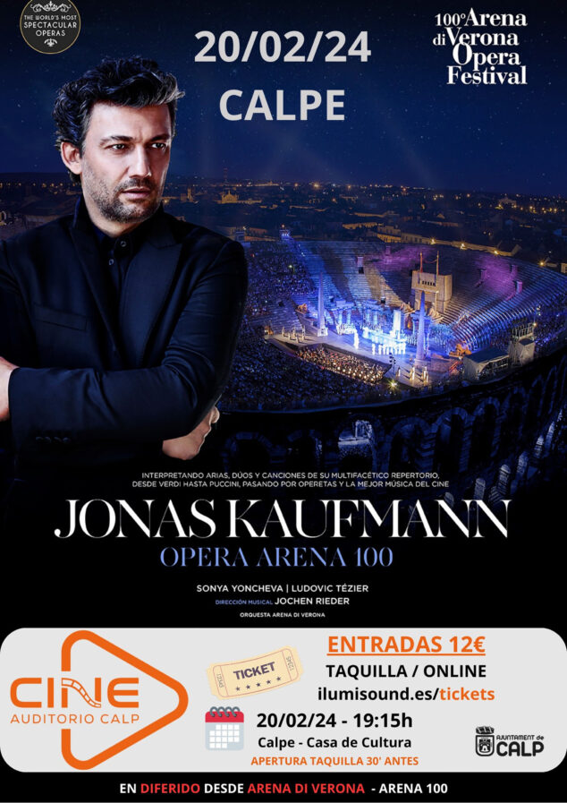 Imagen: Cartel del concierto de Jonas Kauffmann