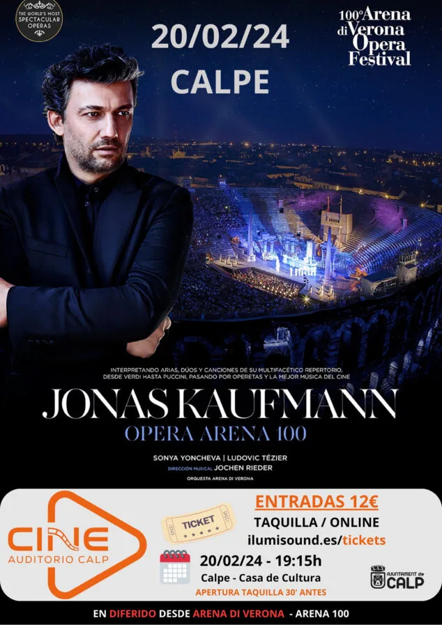 Imagen: Cartel del concierto de Jonas Kauffmann