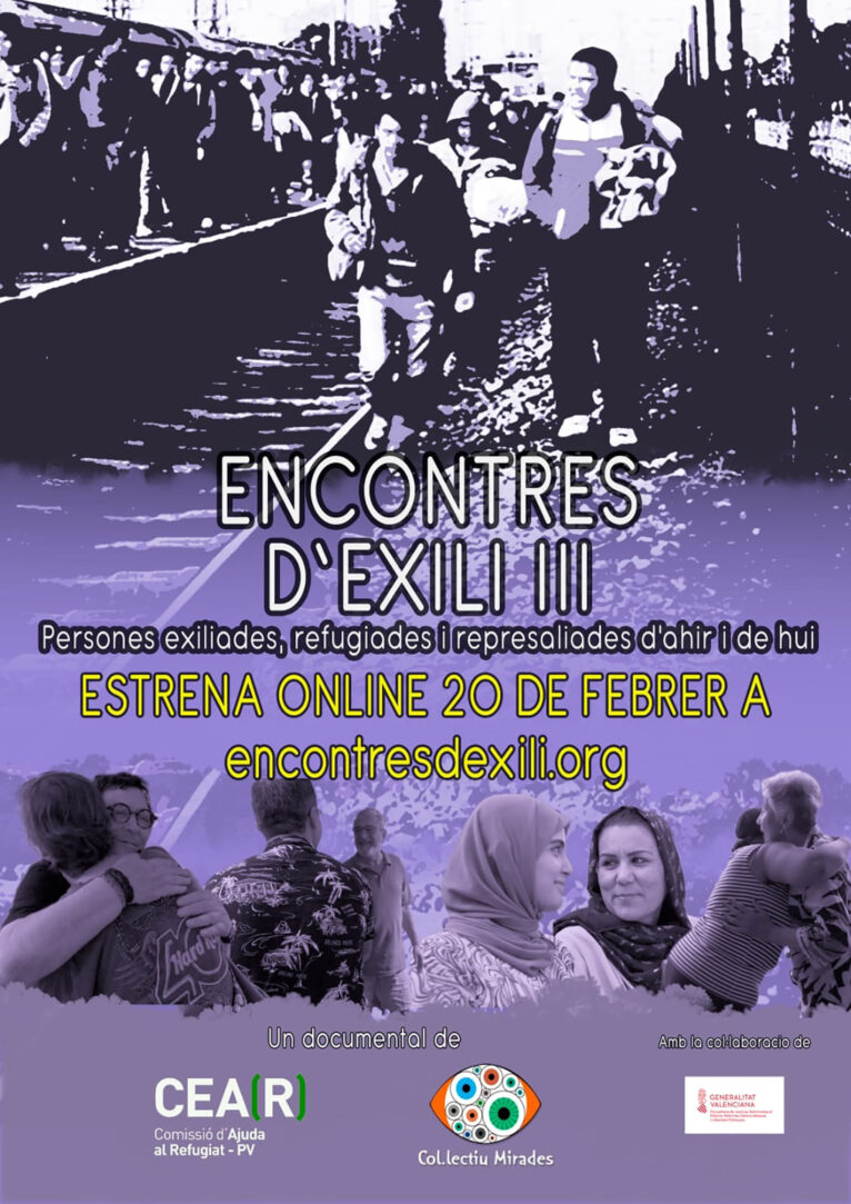 Cartel del estreno de 'Encontres d'Exili III'