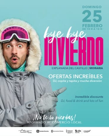 Cartel del evento Bye Bye Invierno 2024