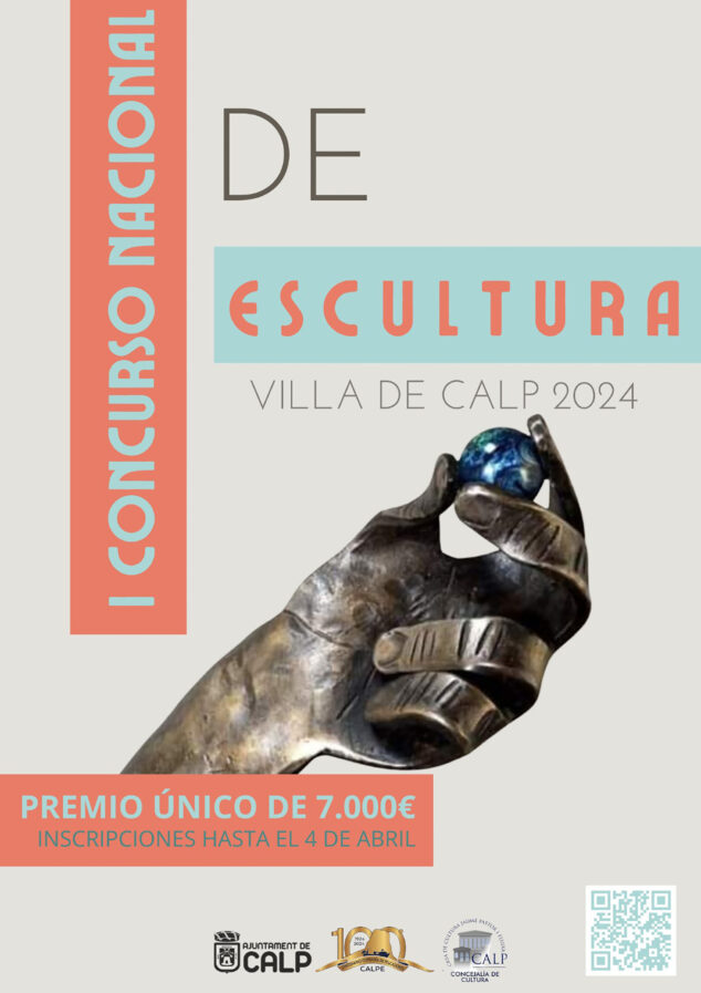 Imagen: Cartel del I Concurso Nacional de Escultura Villa de Calp