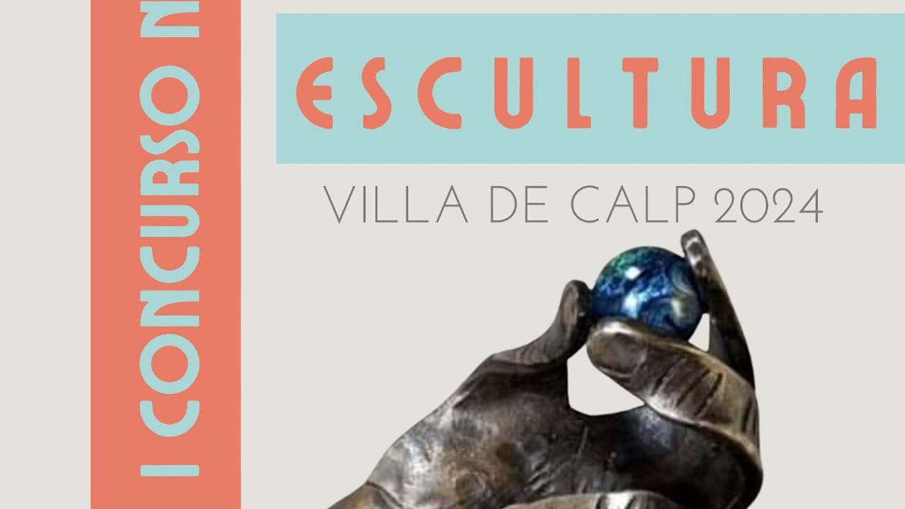 Cartel del I Concurso Nacional de Escultura Villa de Calp destacada