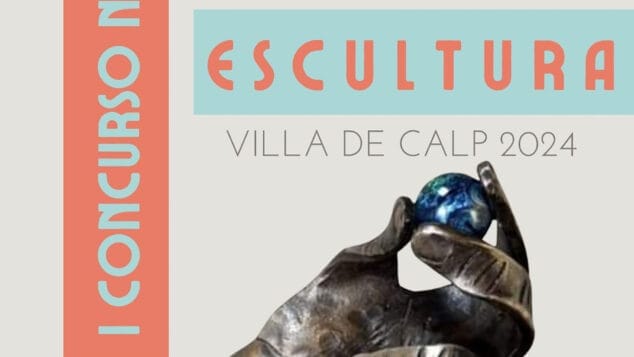cartel del i concurso nacional de escultura villa de calp destacada