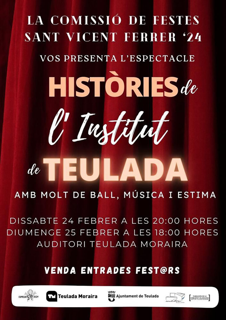 Cartel Històries de l'Institut de Teulada