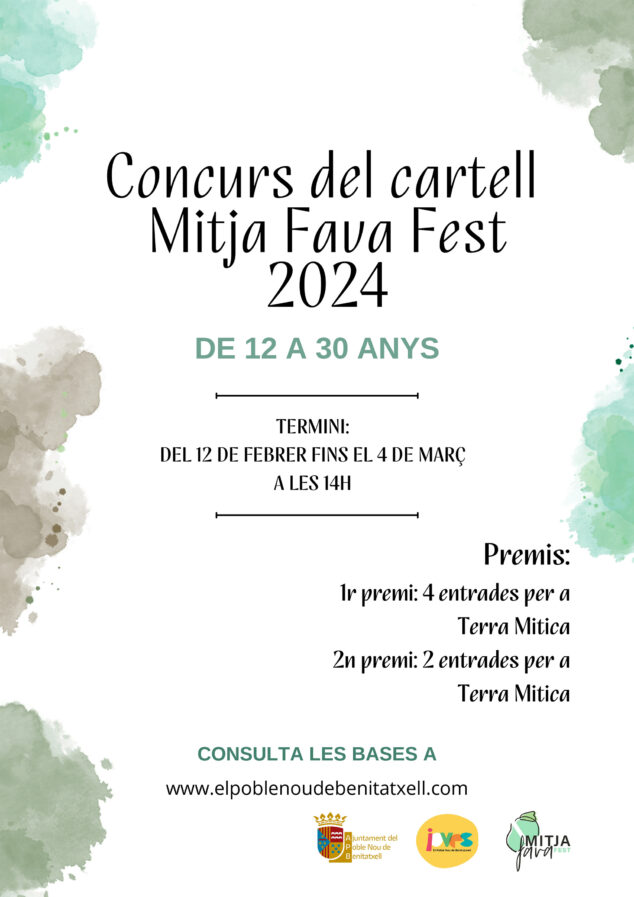 Imagen: Concurso del cartel del Mitjafava Fest 2024