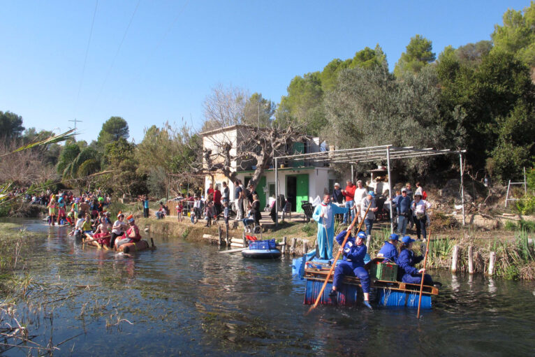 Embarcaciones de la Baixà del riu Bullent de Pego este 2024