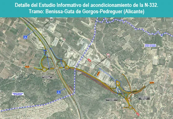 estudio informativo de la n332