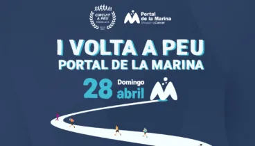 i volta a peu portal de la marina inmersa en el circuit a peu