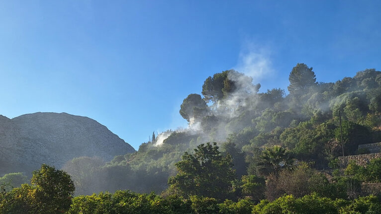 Incendio Forestal en Ràfol d'Almunia