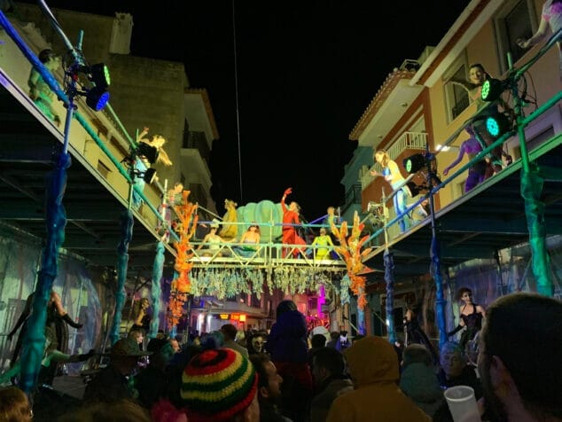 la sirenita del festival darts esceniques 2024 del carnaval de pego