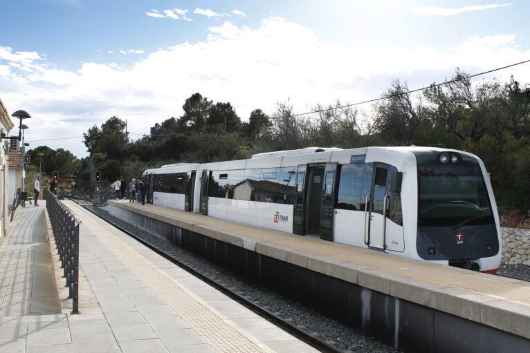 Parada del TRAM en Calp