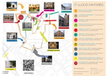 Plano de los puntos QR de Ondara