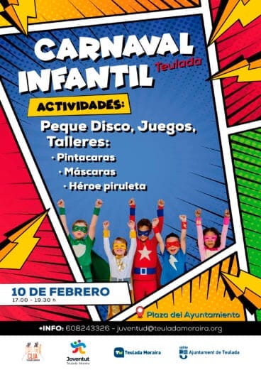 Programa infantil del Carnaval de Teulada Moraira 2024