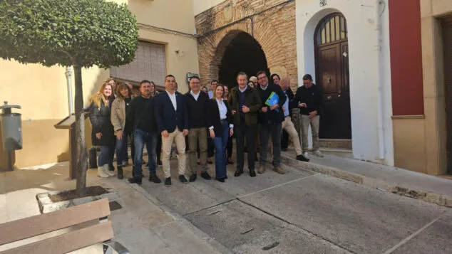 representantes del pp visitan pego para hablar de los presupuestos