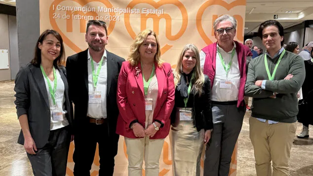 Imagen: Somos Calpe en la jornada de la Unión Municipalista estatal
