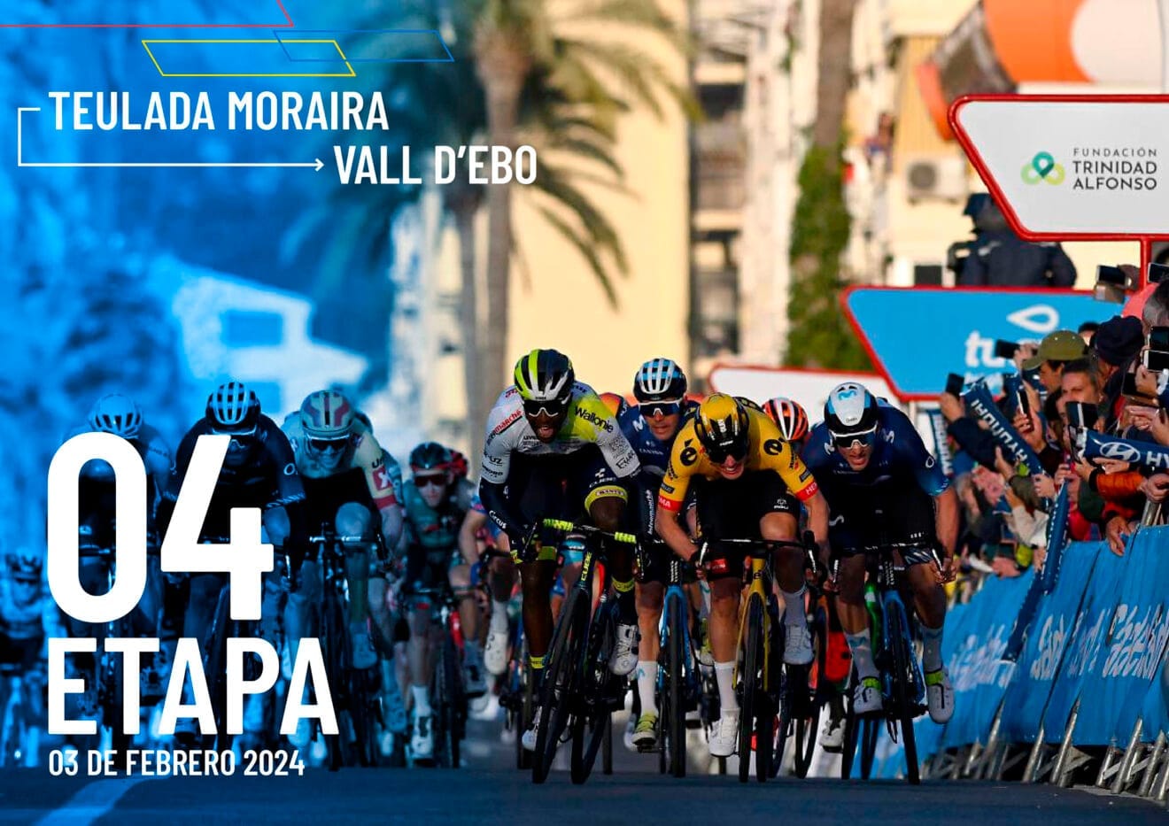 Teulada Moraira y la Vall d'Ebo en la 4 etapa de la Volta a la Comunitat Valenciana 2024