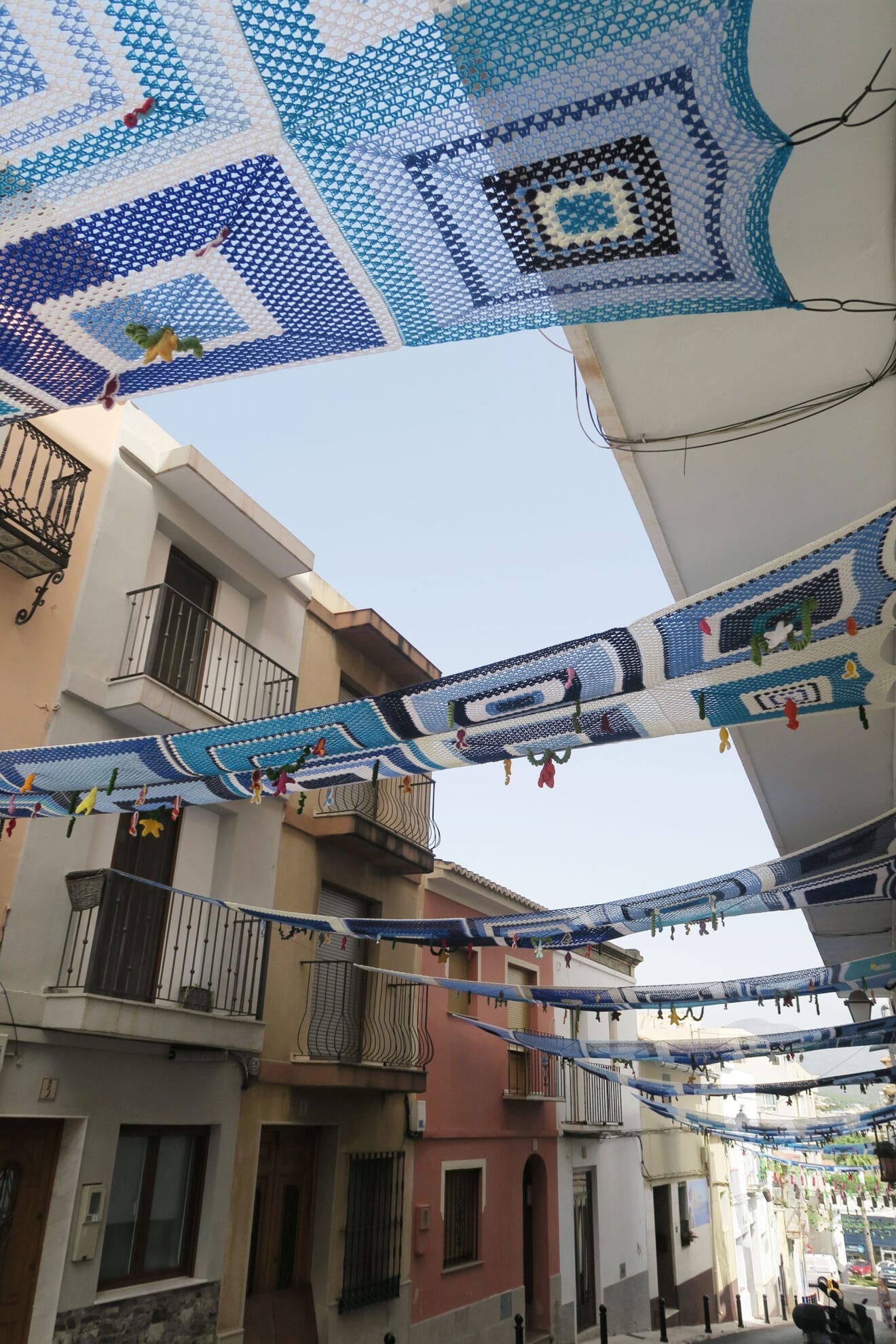 Una de las obras de 'Art al Carrer' en Calp