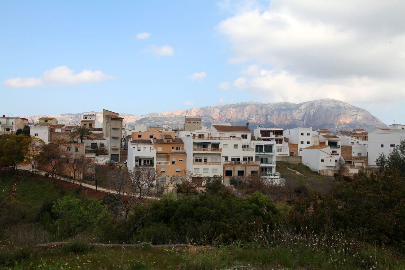 Vista del municipio Gata de Gorgos