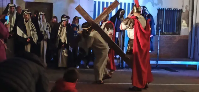 Imagen: Escena de La Passió de Ondara en 2024