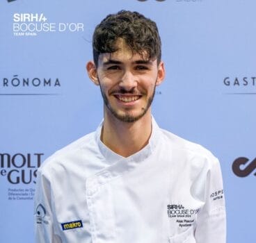 lex Pascual Naya, ayudante de cocina en los Bocuse d’Or 2024