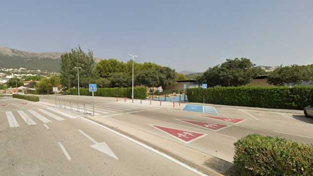Imagen: Avenida donde se ubica la Escuela Infantil Silene de Ifac de Calp