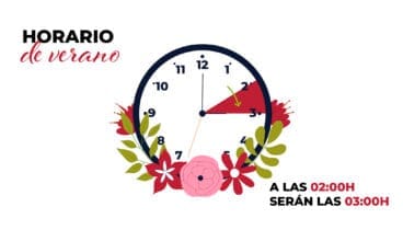 Cambio de horario al de verano