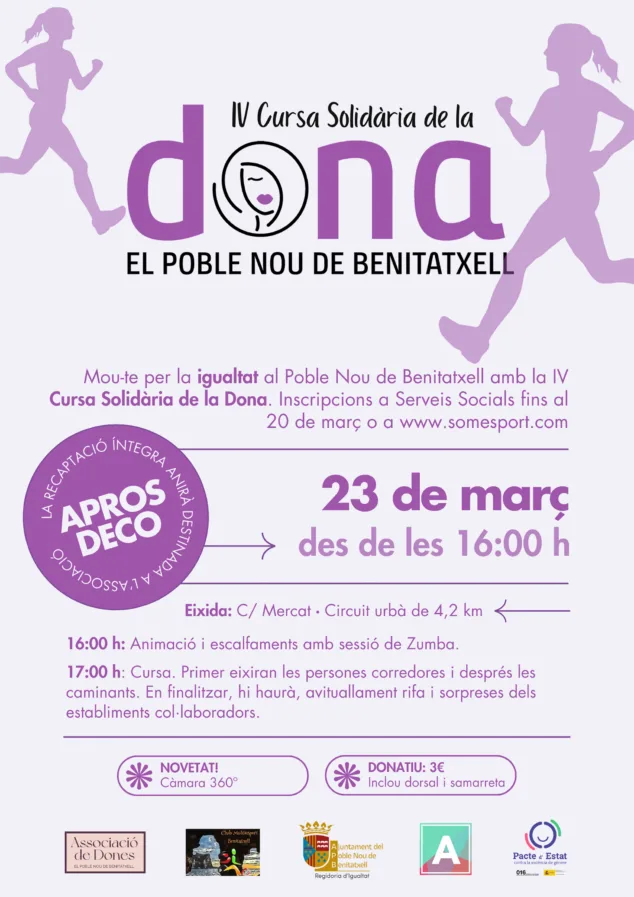 Imagen: Cartel de la Cursa Solidaria