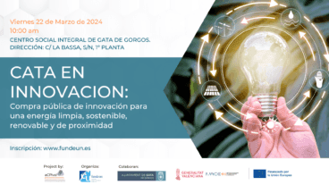 Cartel de la Cata en innovación de Gata de Gorgos