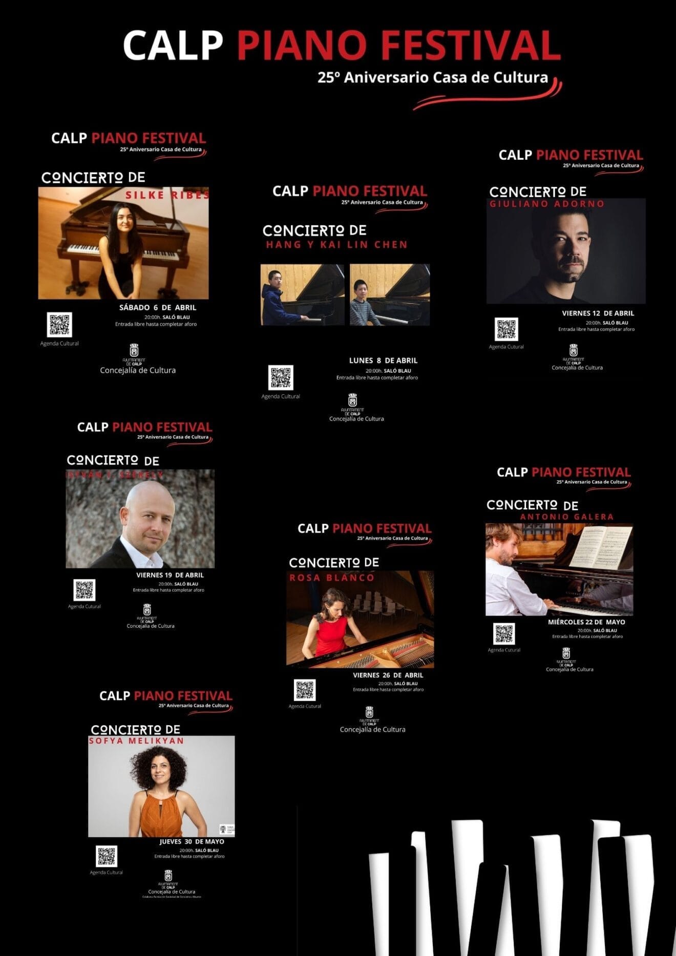 Cartel de Calp Piano Festival