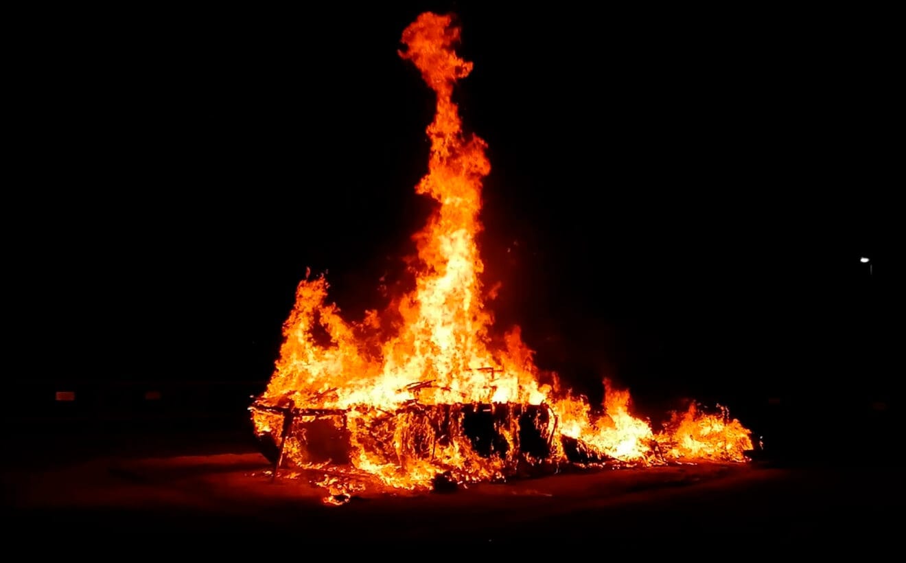 Cremà de la falla de Pamis 2023