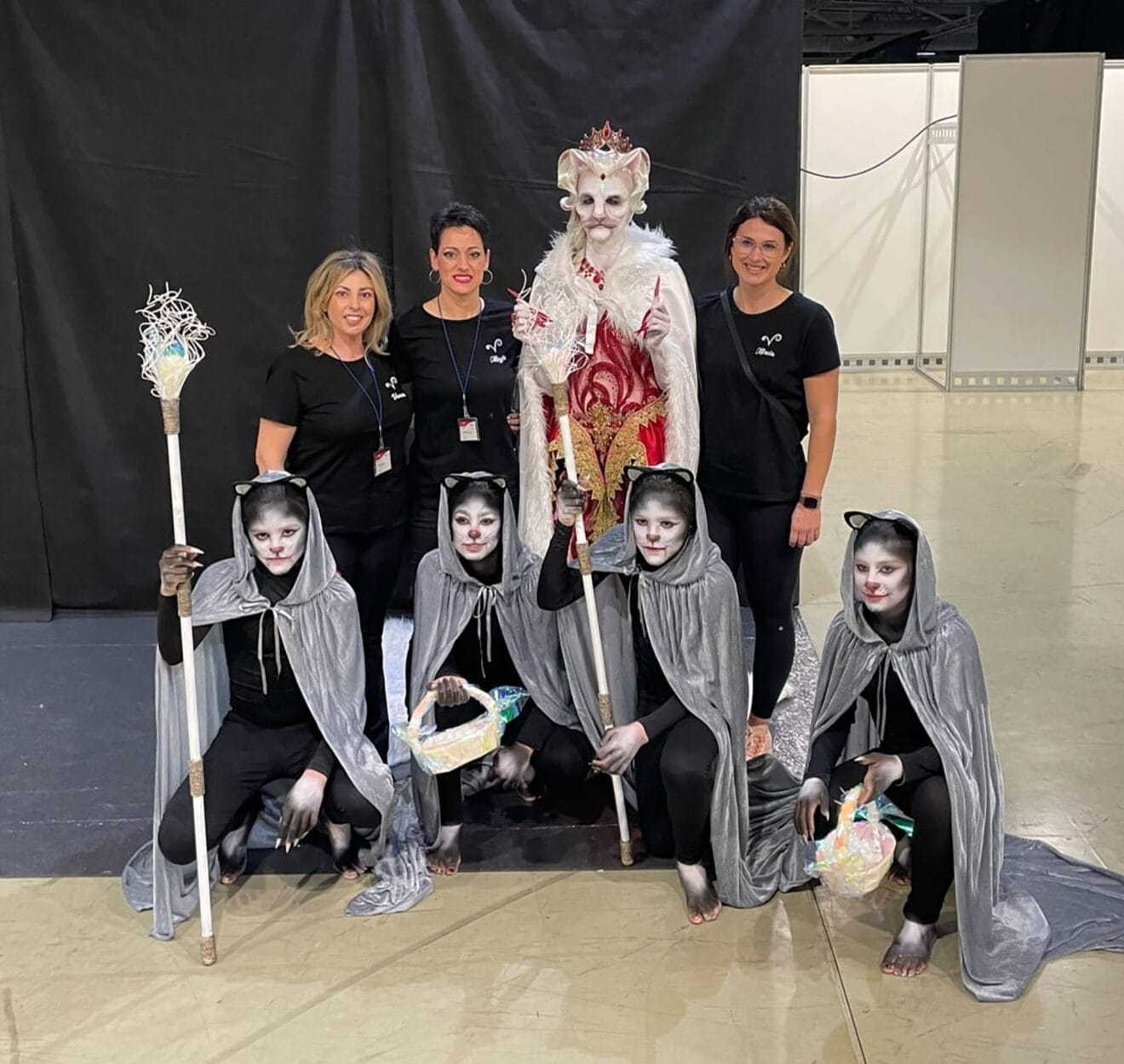 Equipo de Fantasía Púrpura en el Concurso Nacional de Maquillaje de Caracterización de Jesal Extetic en IFA Alicante 2024