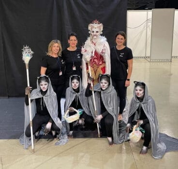 Equipo de Fantasía Púrpura en el Concurso Nacional de Maquillaje de Caracterización de Jesal Extetic en IFA Alicante 2024