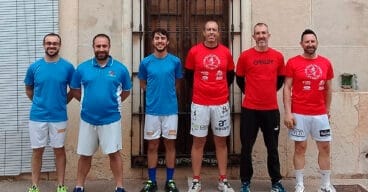 Equipos de Mon, Toni y Ángel contra Garrot i pa dur